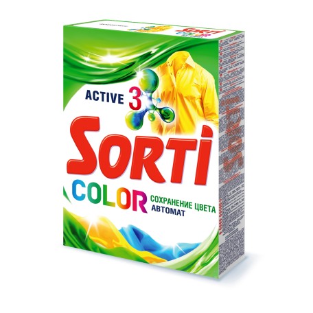 Стиральный порошок Sorti Color Автомат в м/у, 350 гр
